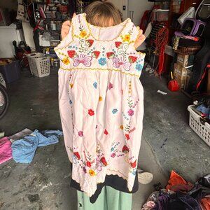 Hand Embroidered Dress Size 6